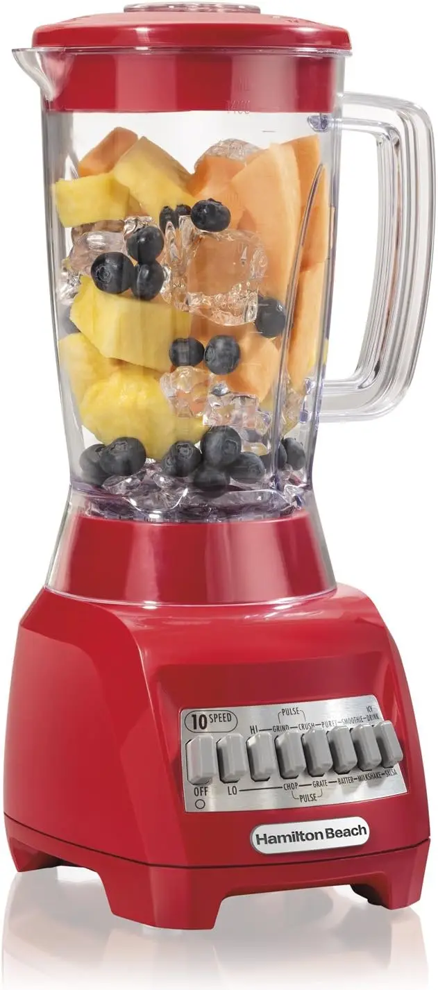 

10-Speed Blender with Powerful Motor, Perfect for Smoothies and Shakes - Easy to Clean