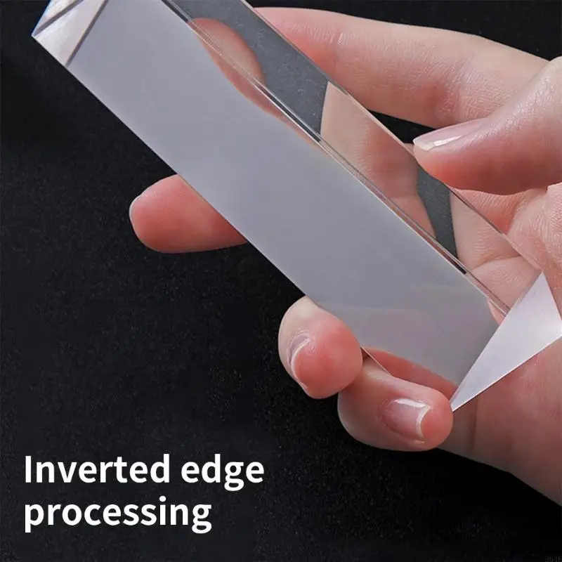 964E strong Glass Triangular Prisms with 60 Degree Angles Small Science Education for Classroom STEM Learning activity