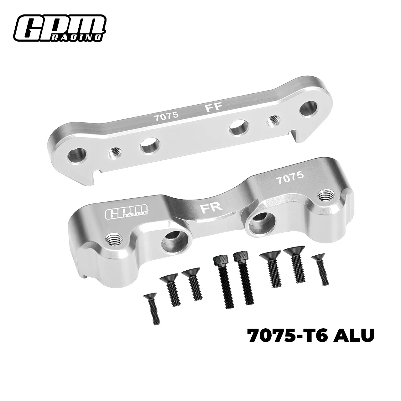 GPM ARRMA 1/5 Kraton 8S Outcast 8S EXB ARA5810V2 aleación 7075 soporte de suspensión inferior delantera