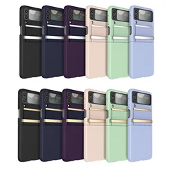 Funda de aleación para Samsung Galaxy Z Flip 4 3 5G, carcasa de lujo antigolpes para Flip3 Flip4, 2023