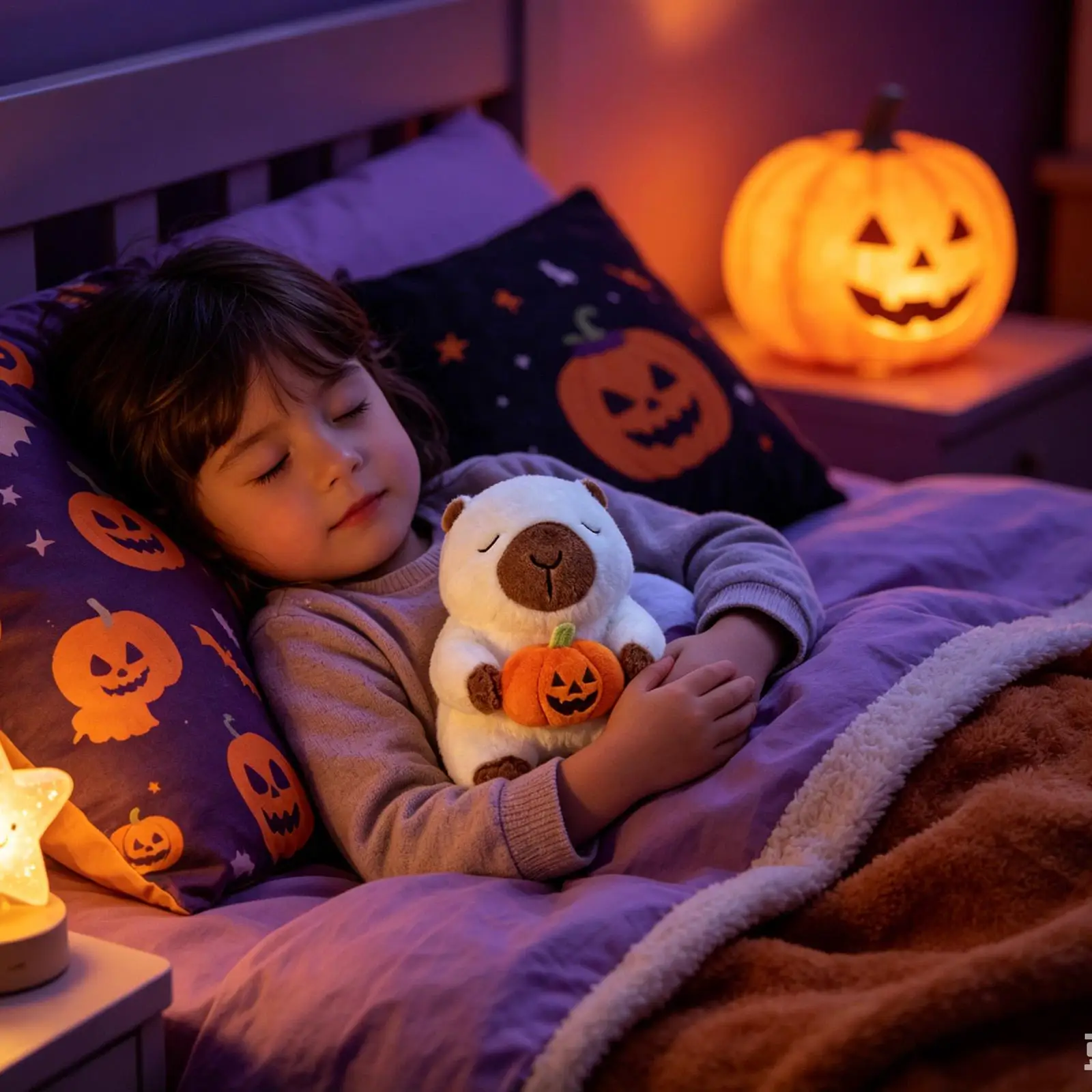 Halloween Stuffed Doll Cute Holiday Stuffed Capybara Halloween Plush Animal Toy For Home Office Apartment School Dormitory Car