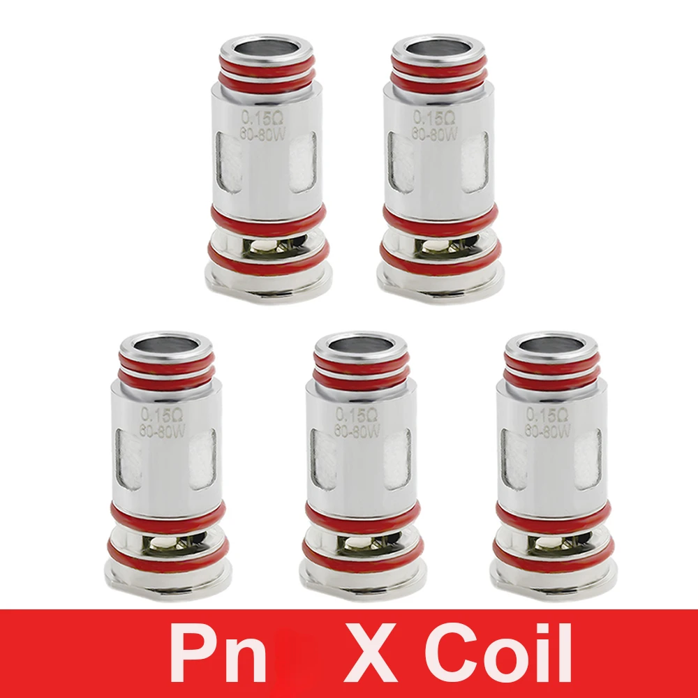 5/10 buah kepala kumparan PX 0.15ohm 0.2ohm 0.3ohm RDL MTL kumparan jala untuk tarikan S2 X2 Pnp X Kit sistem kartrid tangki Pod