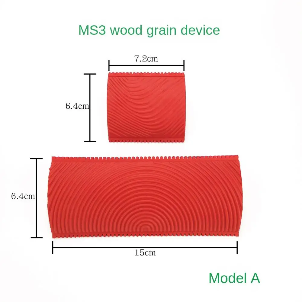 Imagem -06 - Borracha Paint Roller Brush Granulação de Madeira Ferramentas de Pintura Imitação Pintura de Parede Decoração para Casa Art Embossing Diy