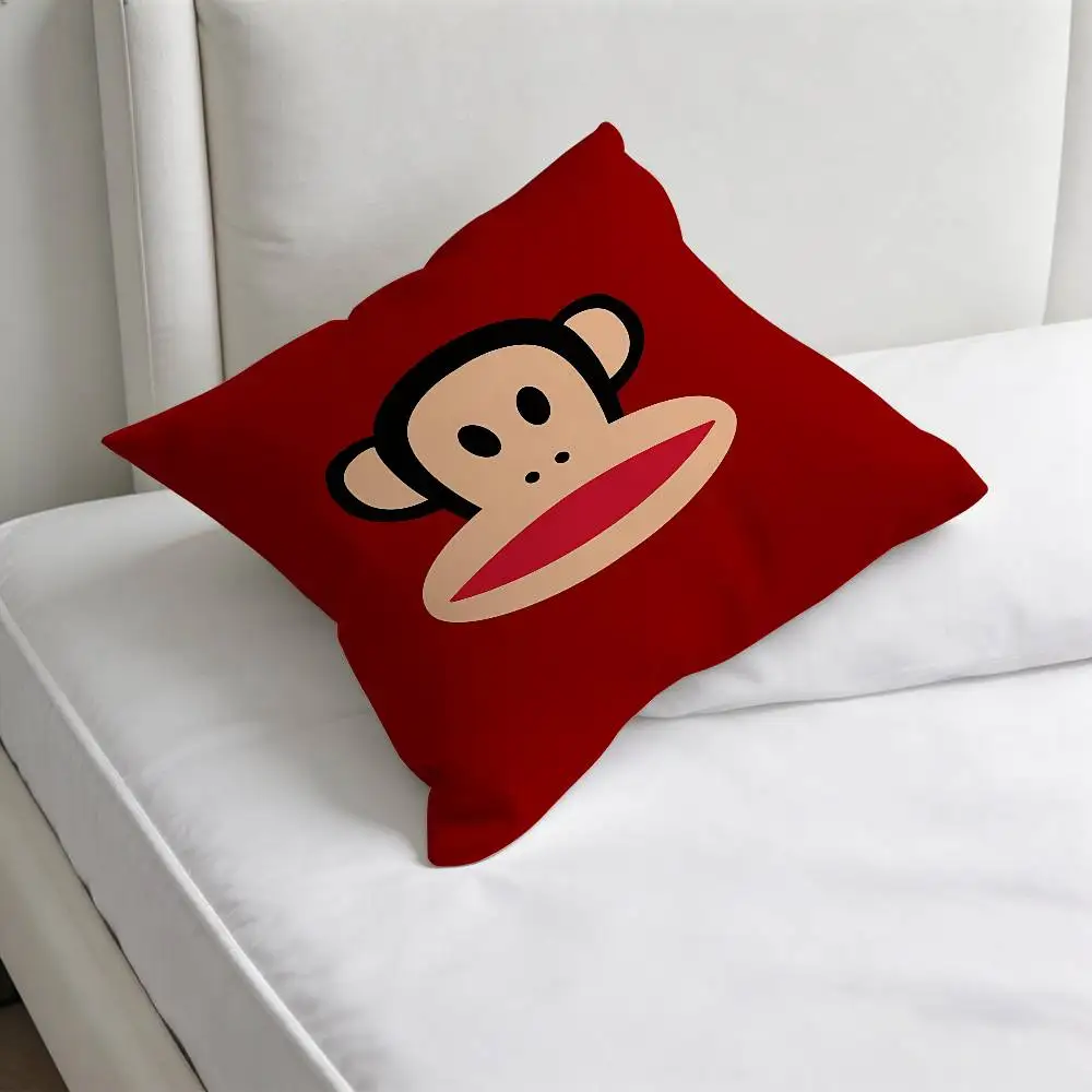 Monkey Funny Paul F-Frank Fashion Square Pillow Case Durable Throw Pillow Cover for Sofa Couch Chair