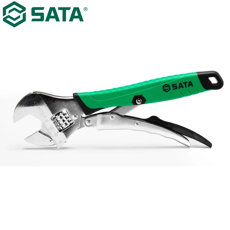 

SATA 47214 Strong Adjustable Wrench 10'' High Quality Materials Exquisite Workmanship Simple Operation Improve Work Efficiency