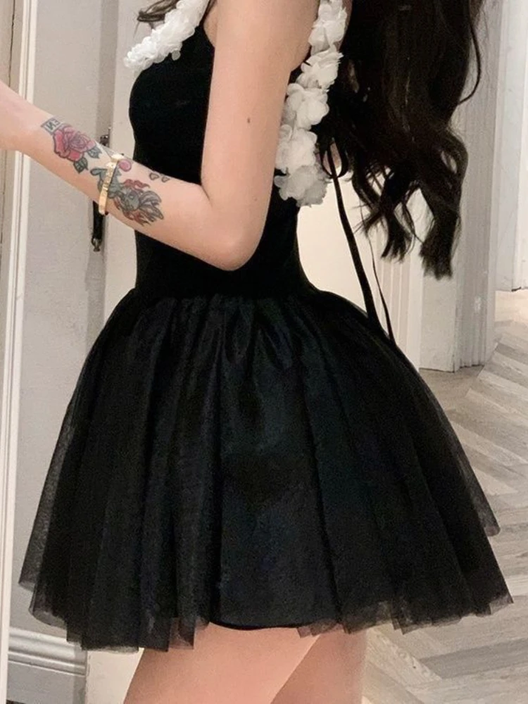 Dresses Women Backless Lace-up Creativity Princess All-match Summer Charming Elegant Popular Sweet Special Leisure Basics New