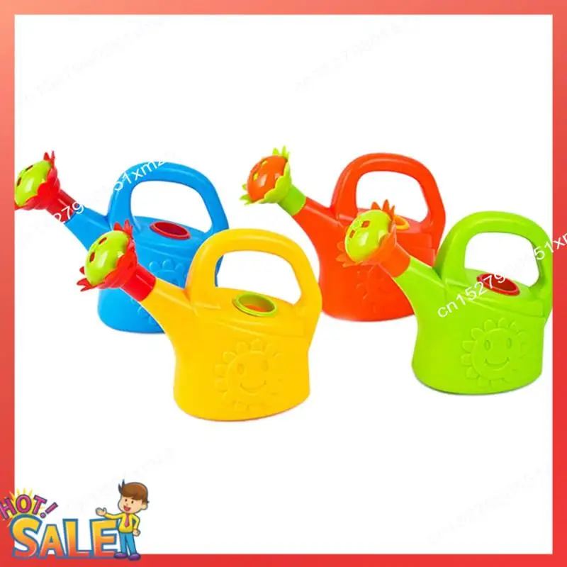 ABCL 4PCS Plastic Watering Cans Chicken Watering Garden Play Watering Cans Kids Beach Bath Watering Cans Random Color Durable