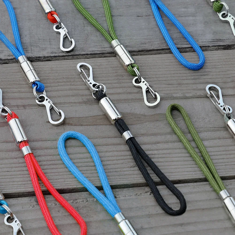 Parachute Rope Keychain | Anti Lost Outdoor Safety Gear | Paracord Nylon Lanyard with Key Rings