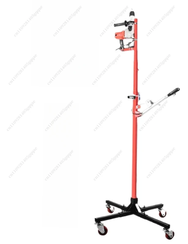 Electric Hammer Bracket High-Altitude Telescopic Drilling Machine Lifting Ceiling Drill Bracket for Home Improvement