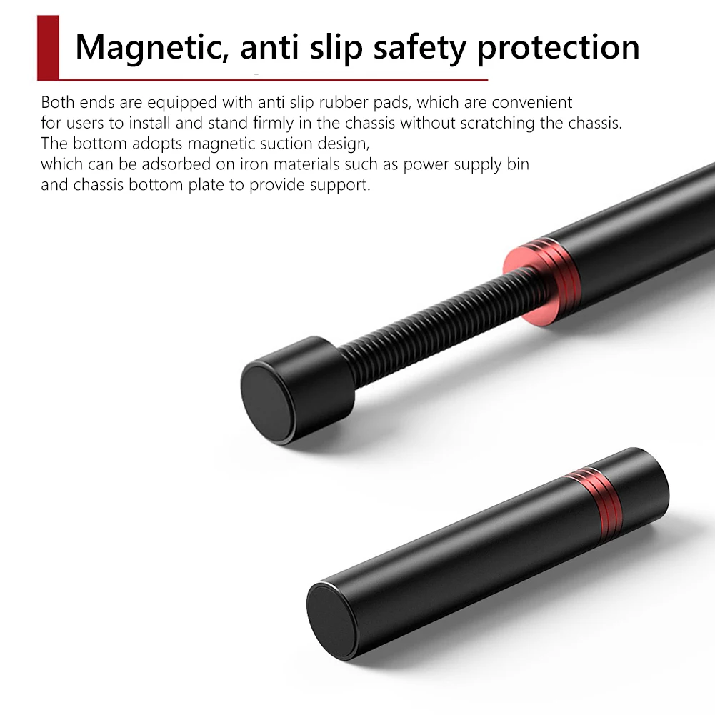 TEUCR pemegang kartu grafis Anti Slip, braket perlindungan magnetik, pemegang kartu Video, Anti Slip, aksesori komputer Desktop