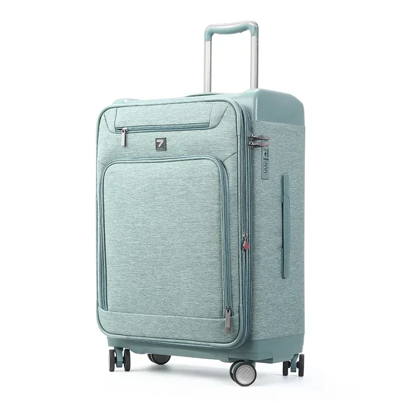 Gorąca sprzedaż Walizka z tkaniny Oxford Lekka walizka damska Wymiana walizki Wyciszenie Uniwersalne koło 20-calowy zamek na pokładzie