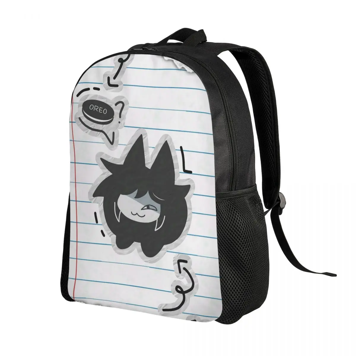 Miss Circle Cartoon Backpack Daypack Large Capacity Kids BookBag School Bag Shoulder Bags for Men Women