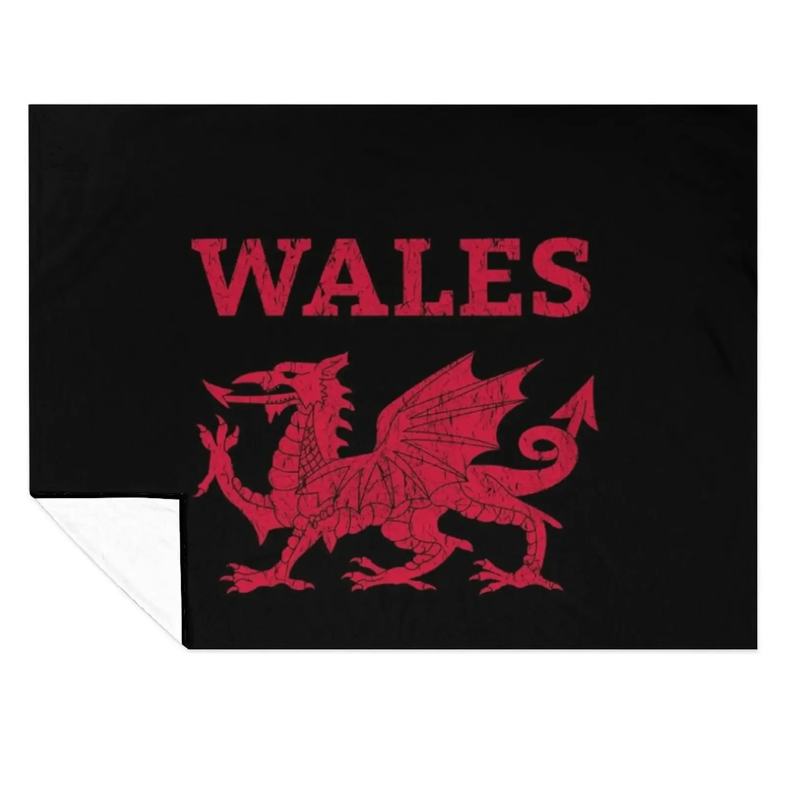 

Wales Red Dragon Throw Blanket Cute Large Tourist Bed covers Blankets