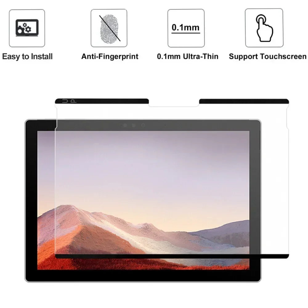 3Pcs Feel Paper Matte Screen Protector for Microsoft Surface Pro 9 8 7 6 5 4 Go 2 Pro X Soft PE Screen Film Removable Eye Protec