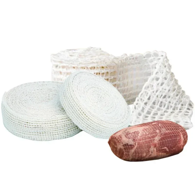 New 1/3 Meter Cotton Meat Net Ham Sausage Net Butcher's String Sausage Net Roll Hot Dog Sausage Packaging Tools Wholesale