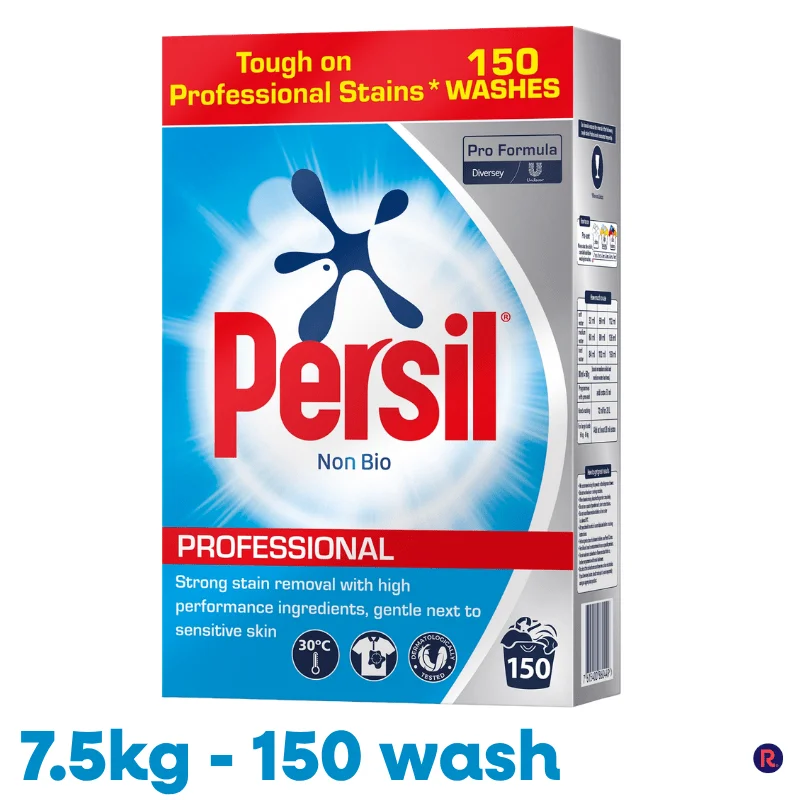 Persli Powder Persil Non Bio Pro Formula Washing Powder 7.5Kg - 150 Washes ...