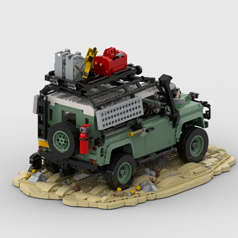 على الطرق الوعرة مركبة Moc قوالب بناء وحدات lassic على الطرق الوعرة تكنولوجيا المركبات كتل عيد الميلاد لتقوم بها بنفسك لعبة هدايا البناء #5