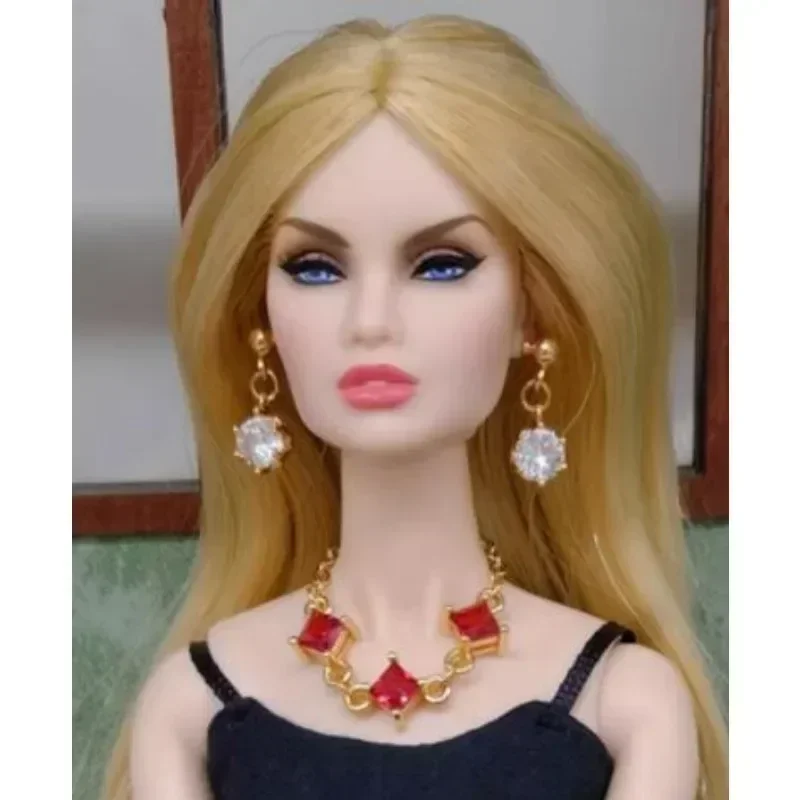 New styles Handmade Fashion Jewelry Earring + Necklace Accessories For BB Fr 1:6 Dolls BBIEAR003