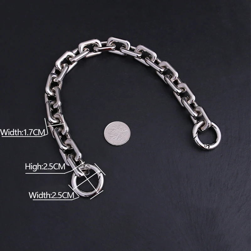 TINBERON Handbag Chain Bag Strap Length 40/60CM Chains Strap Apply to Women Cloud Bags High Quality Diy Handle Metal Accessories