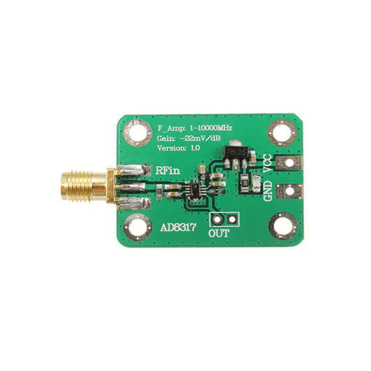 

1M-10000GHz RF Power Detector, AD8317 Logarithmic Amplifier Board