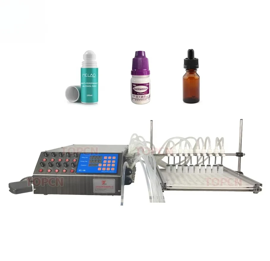 

Peristaltic Pump Liquid Filler Small Bottle Filling Machine Price With Bottle Tray