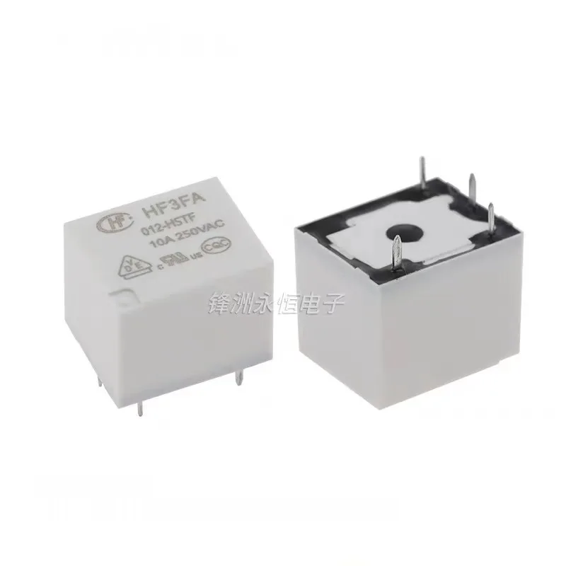 10Pcs Relay HF3FA-005 012 024-HSTF ZSTF 4Pin 5Pin HF3FA-005-HSTF HF3FA-012-ZSTF DC5V 12V 24V 10A 250V T73 HF3FA 005 HSTF ZSTF