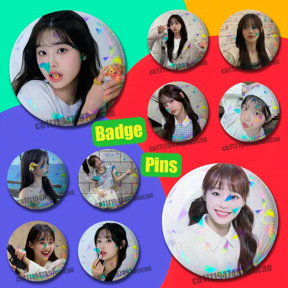 For Singer Actress C-Chuu Emblem Case Custom Pin Insignia Badge Ornament Brooch Button Laser Film