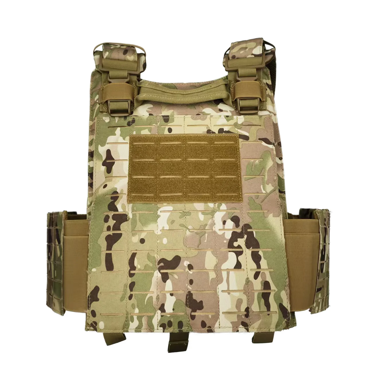 Multi-Role Tactical Vest: Adjustable Nylon Design, Ballistic Panel Ready for Field Enforcement