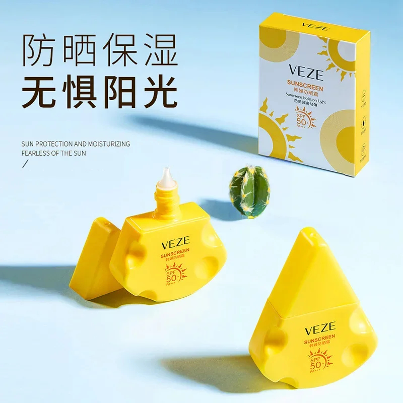 

SPF50+ UV Proofs Sunscreen Refreshing Non Greasy Isolation Cream Long Lasting Sun Protection Hydrating Body Facial Sun Block