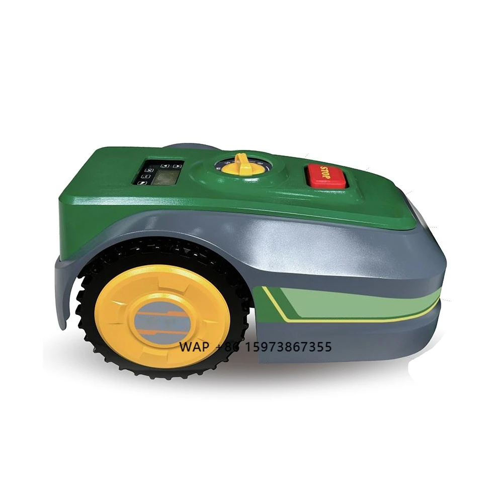 

PDM02 Industrial HOME GARDEN YARD SMART REMOTE CONTROL 18V Cordless Battery Operated Automatic Lawnmower 30-60mm Cutting