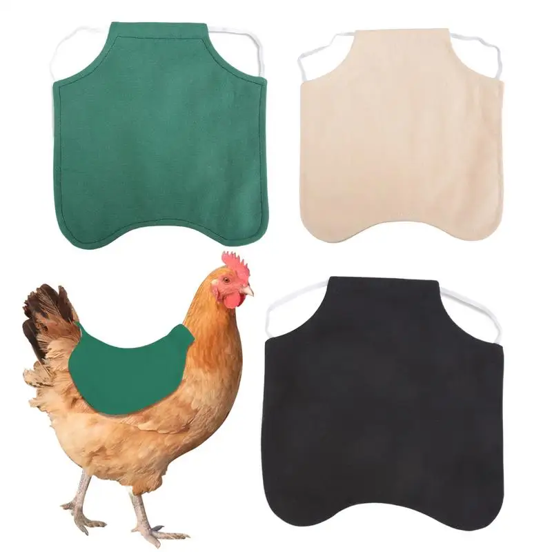 

Chicken Saddles For Hens 3X Hen Saddle Clothes For Back Feather Protection Elastic Poultry Jacket Clothes For Large Medium Small