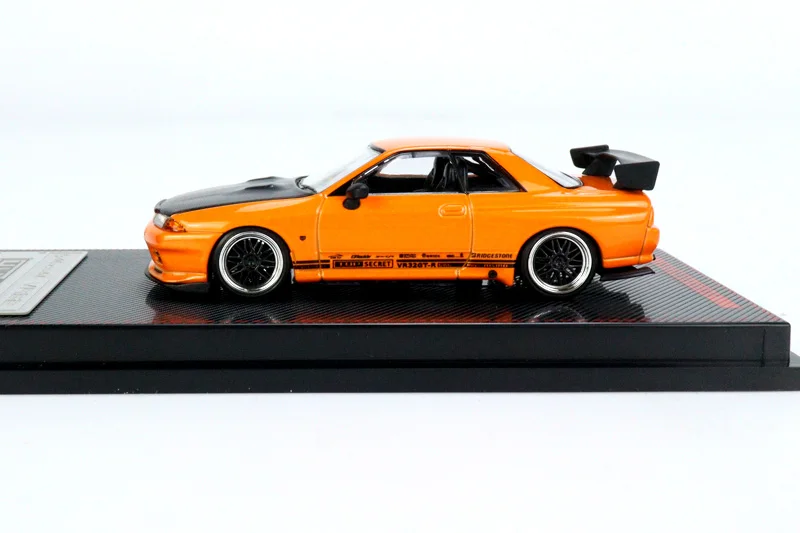 IG ignition model 1:64 Nissan VR32 TOP SECRET GT-R tail version Die-cast alloy car model collection display gifts