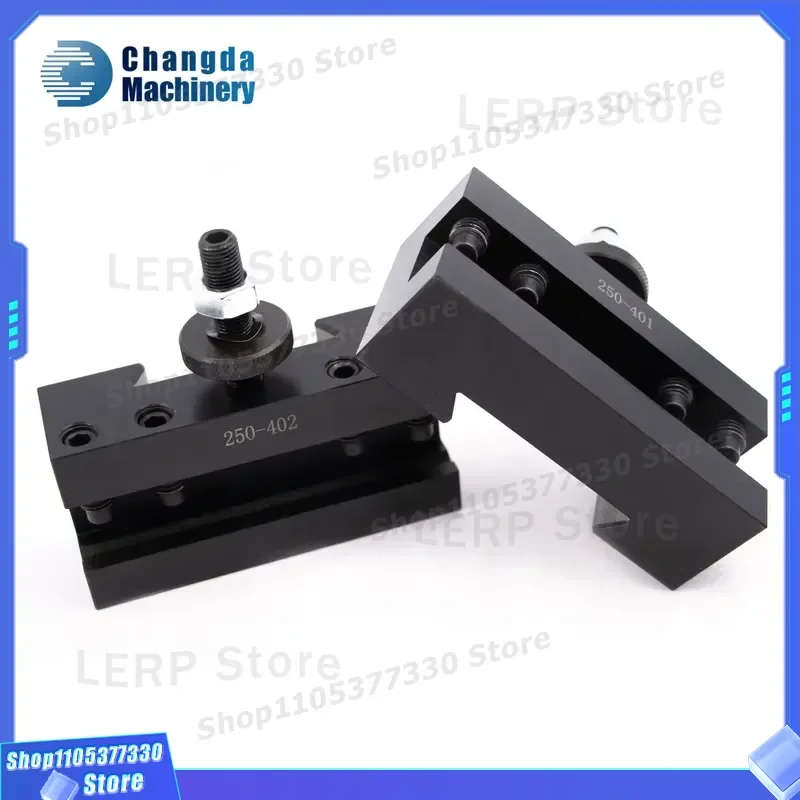 6pcs Set Quick Change Tool Holder for Lathe Milling Machine Piston Wedge GIB Type European Italian Style 250-400mm Capacity