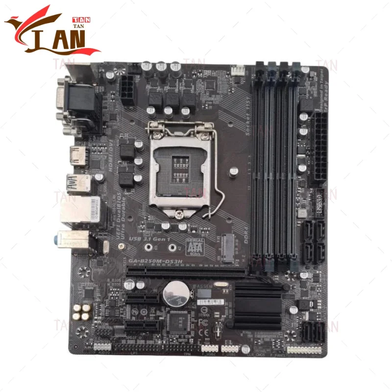 

For Gigabyte GA-B250M-DS3H Motherboard 64GB LGA 1151 DDR4 Micro ATX Mainboard 100% Tested Fast Ship TT