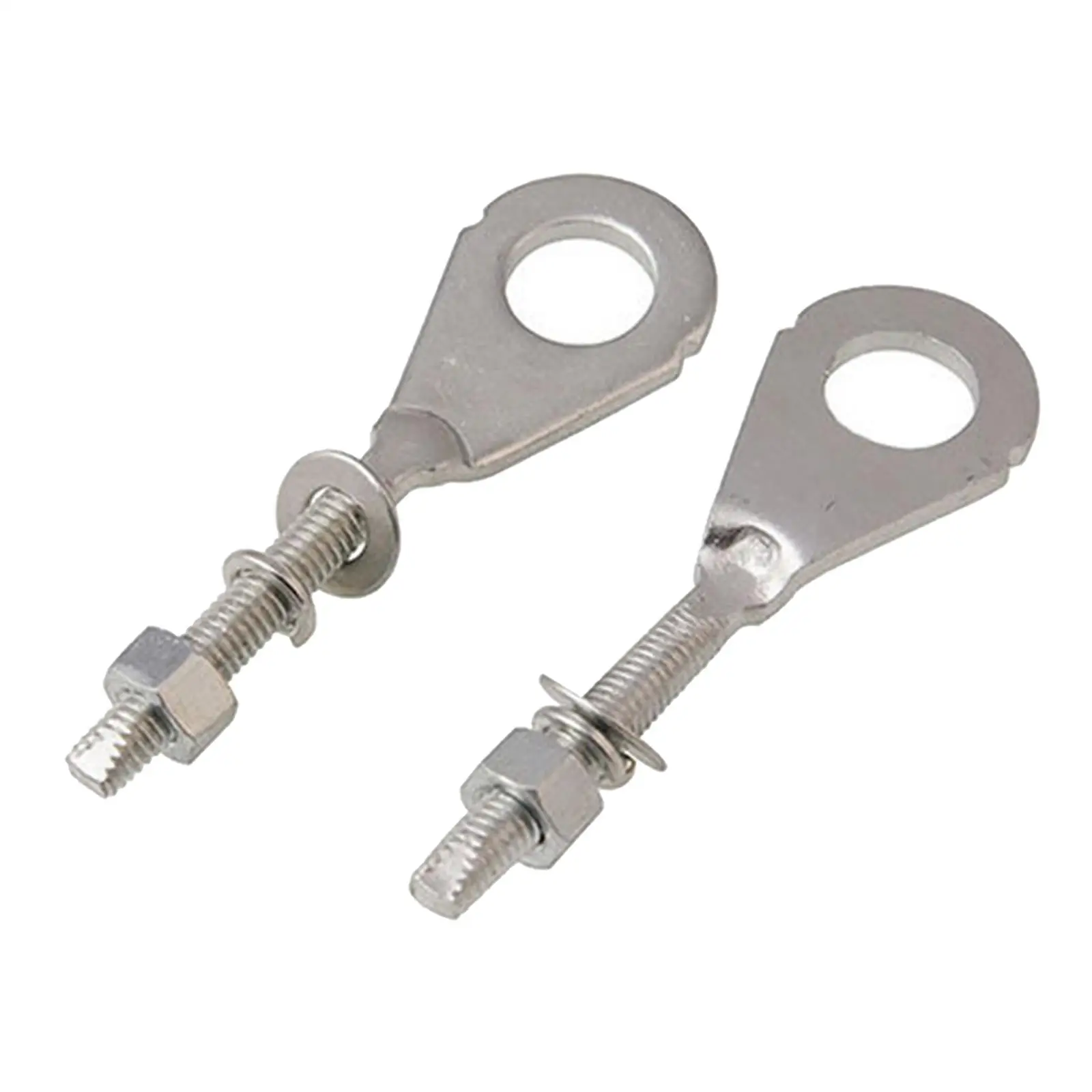 Durable Iron Chain Adjuster Carrier Block Motorcycle Bolt Repair Kit for Honda XR100 XL75 NS50F Rear Wheel Tools