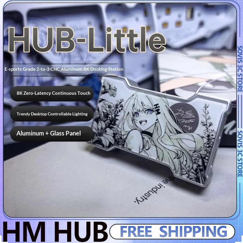 Esports Gaming Splitter - HM LAB Hub-Little ドッキングステーション アルミ合金フレーム +