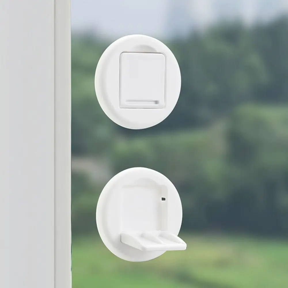 Serratura per porta scorrevole in vetro autoadesiva da 6 pezzi, senza perforazione, serrature di sicurezza per finestre resistenti all'usura, fermaporta scorrevole stabile in plastica