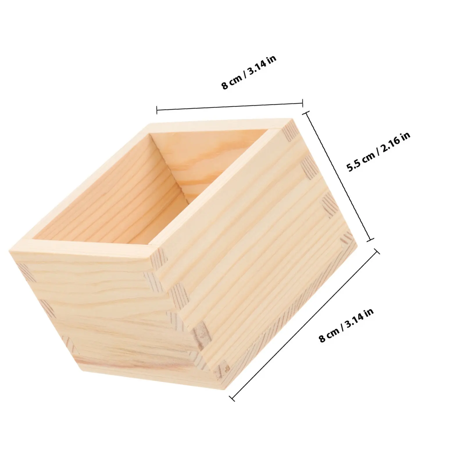 Pen Holder Desk Organizer Office Storage Pencil Desktop Halloween Christmas Chalk Holder Box Chalk Storage Case Wood