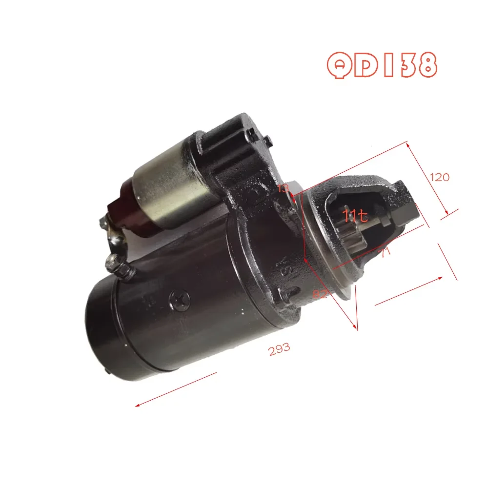 Starter motor QD138 for Changchai ZN390T/ 3LS27T