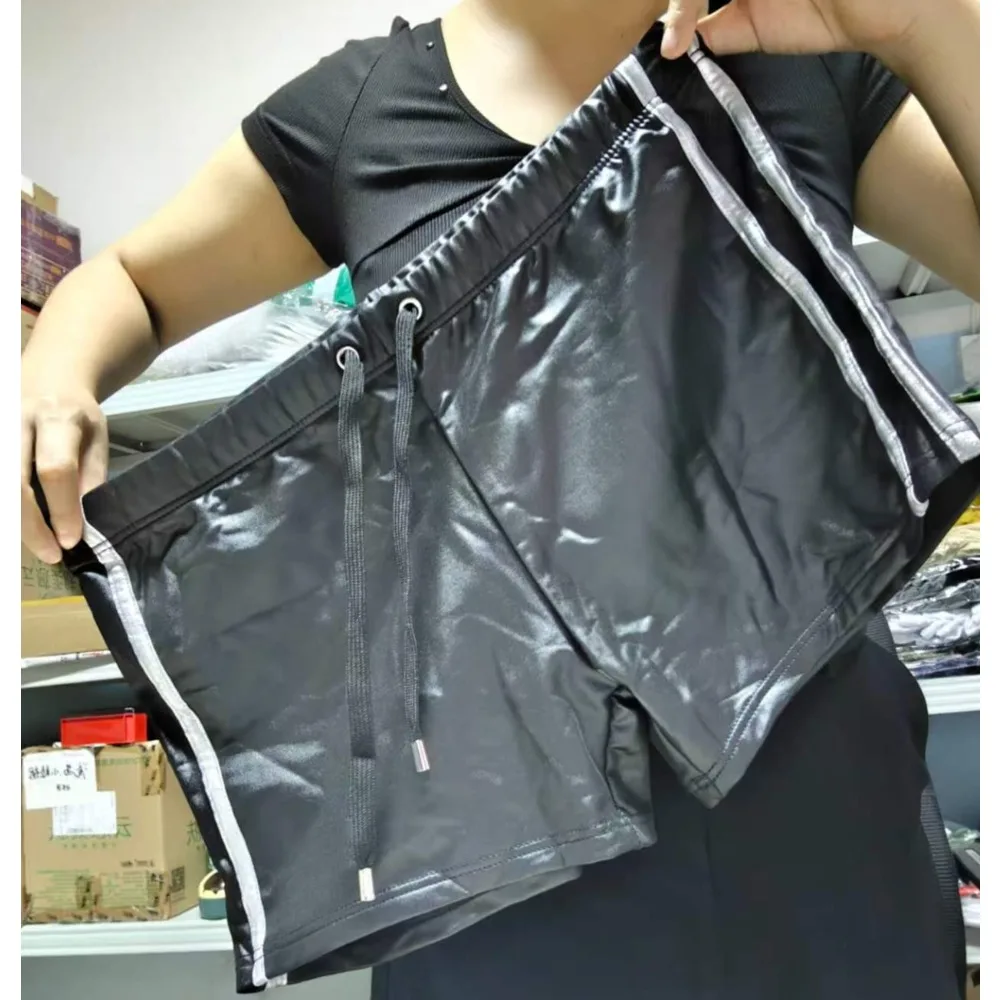 Fashion r Fashion men's sports shorts low waist boxer fitness shorts breathable three-point fitness pants men's BS416LX6074