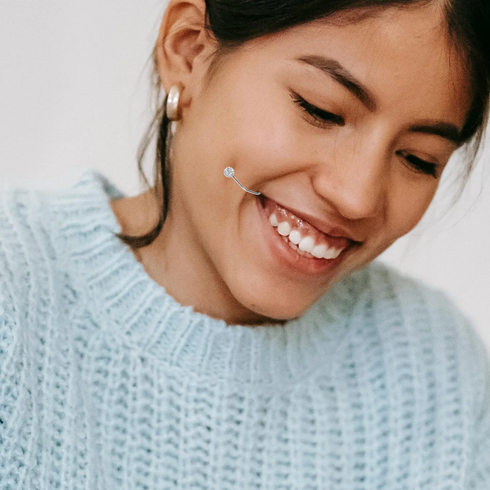 

1 Pair Dimple Maker Black Adjustable Facial Dimple Trainer For Natural Dimples Portable Face Muscle Exerciser Safe Metal