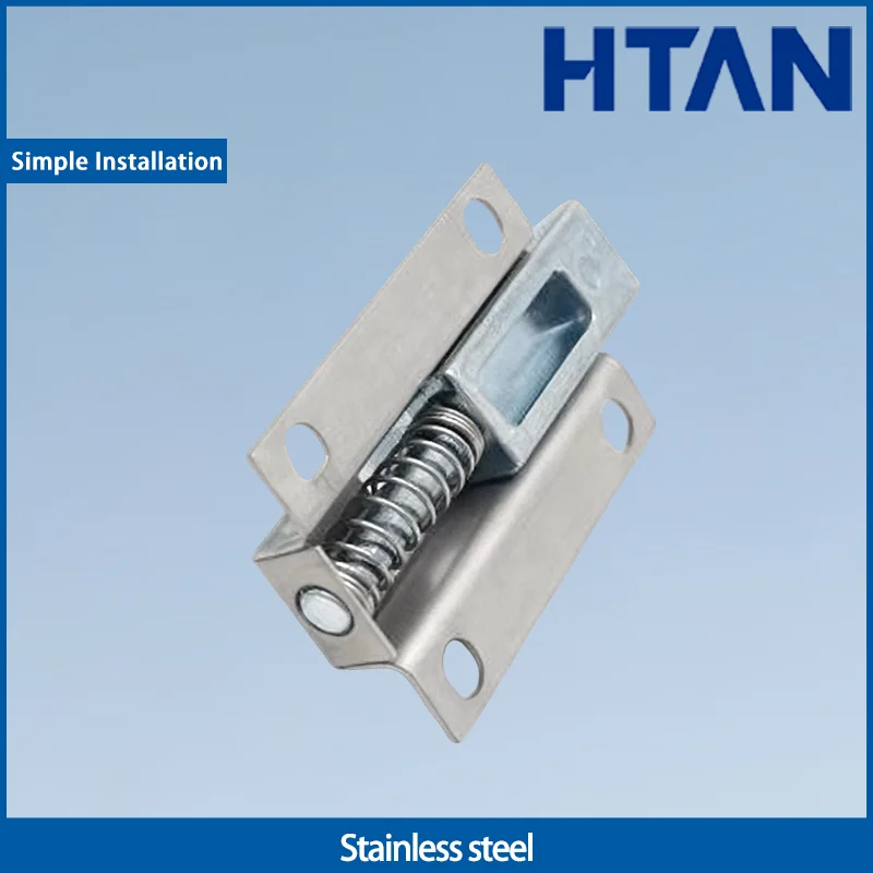 قفل زنبركي من الفولاذ المقاوم للصدأ 304 يستخدم لمسامير الباب الأوتوماتيكية على السطح في المعدات الصناعية