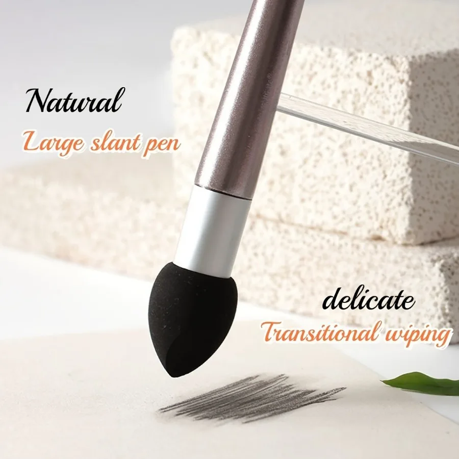 قلم مزج الفنان، فرش إسفنجية قابلة للغسل وإعادة الاستخدام للرسم والرسم - مثالية لتسليط الضوء وتصحيحها