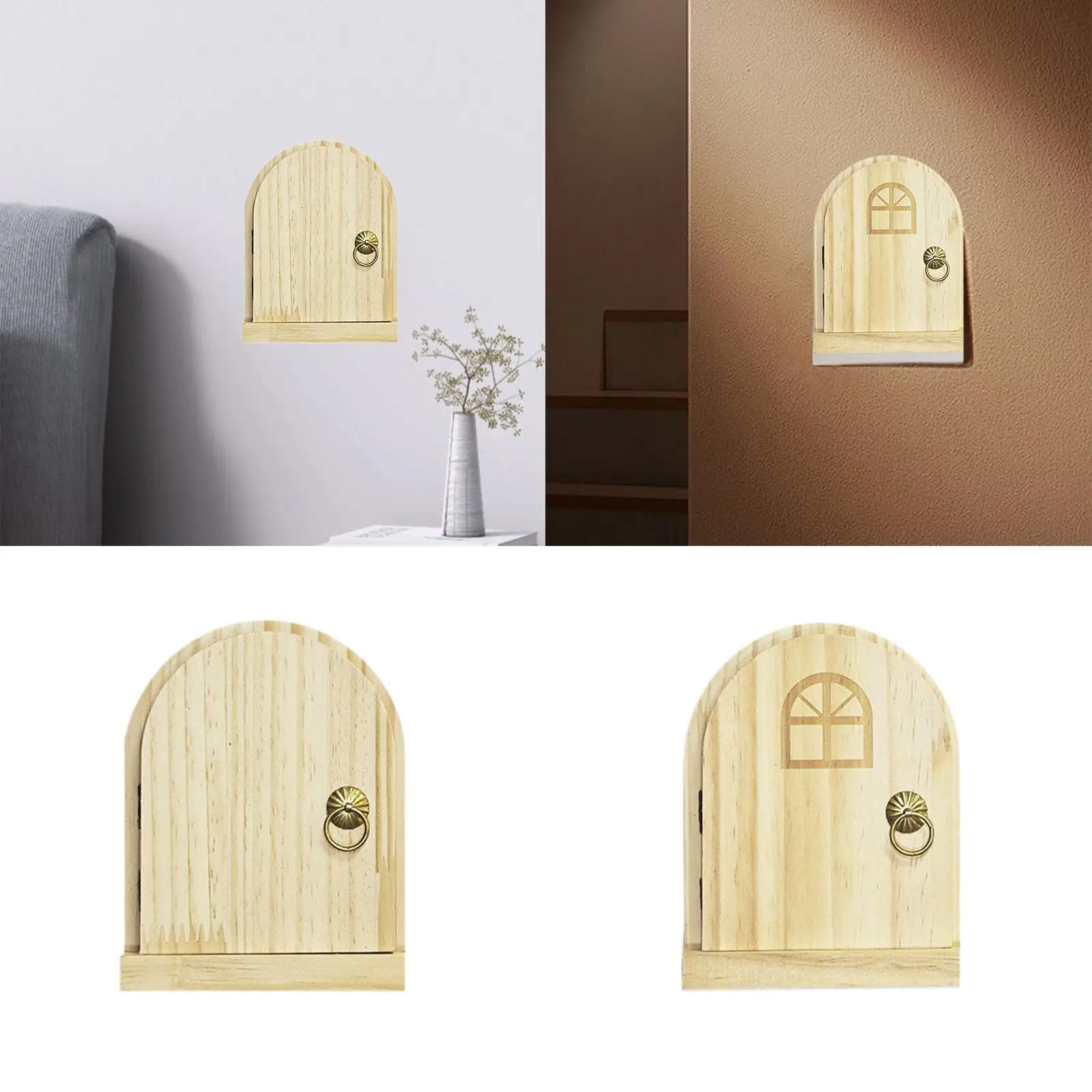 Wooden Switch Protective Cover, Easy Installation, Dustproof Wood Door Switch Protective Cover, Light Switch Wall Sticker