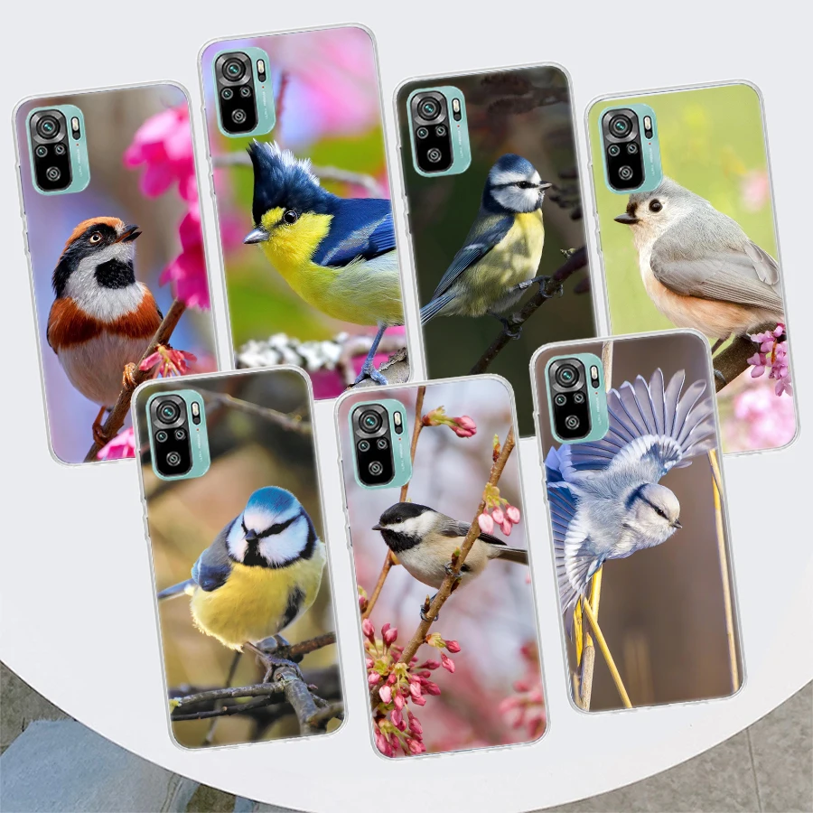 Magpie bird Phone Case For Xiaomi Redmi 12 12C 10 10C 10A 9T 9C 9A 9 8 8A 7 7A 6 6A K20 K30 K40 Pro S2 Fundas Cover