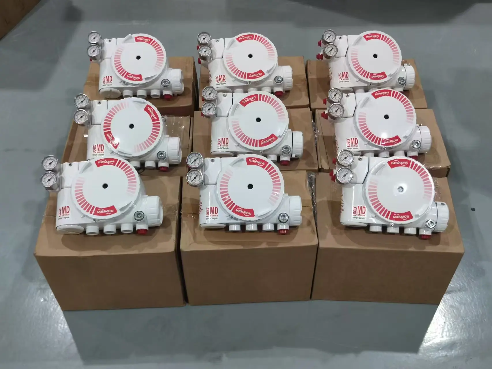 Stock Supplier Flowserve Logix 3800 Series Digital Valve Positioner 3200MD-28-D6-E-04-40-0G-0F With China Control Valve