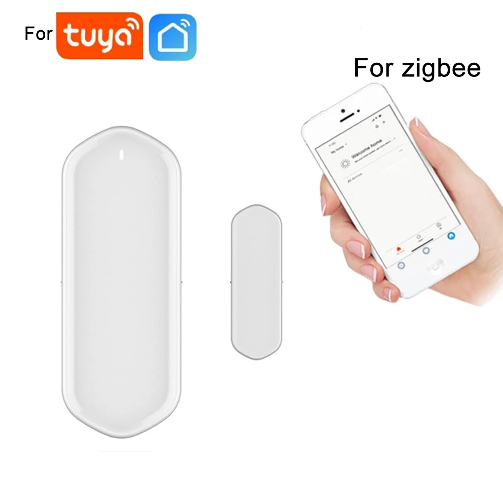 

6pcs Smart Door Open/Closed Detectors Door Sensor For Window Sensor For-Tuya APP Remote Real-Time For-ZigBee Hub Home Appliances