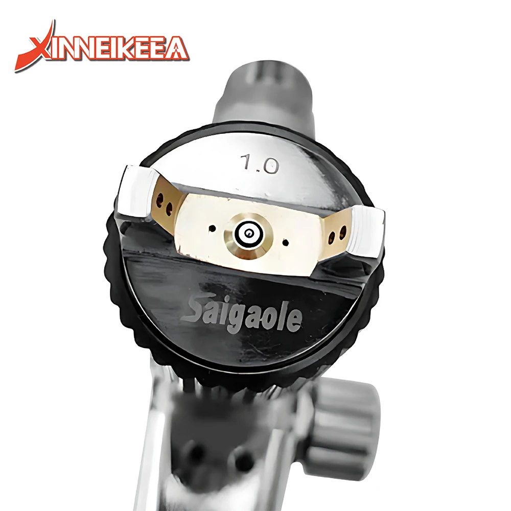 Saigaole T50 HVLP Mini Paint Spray Gun Nozzle 0.8mm 1.0mm Auto Spray Furniture Refinish Spray Tools And Industry