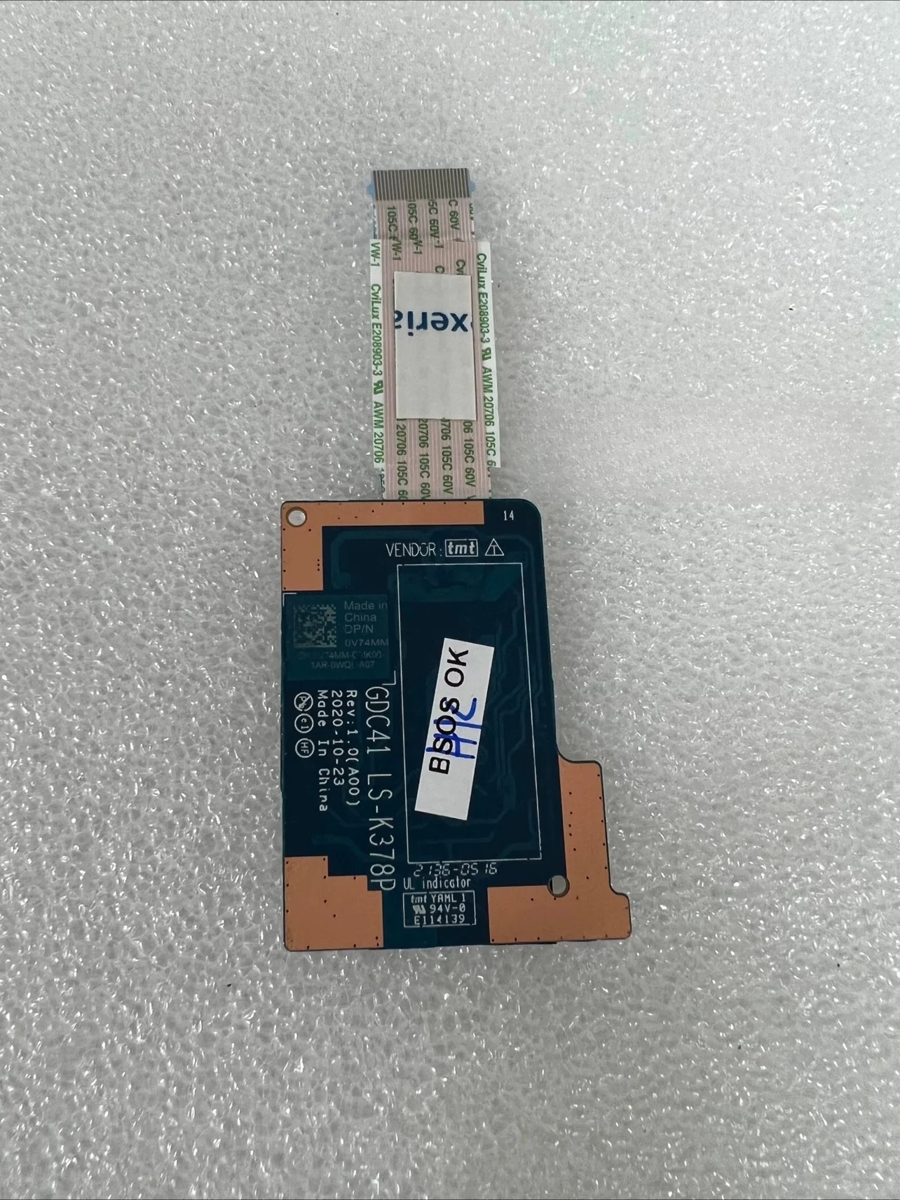 For Dell E5420 5420 GDC41 Small Board LS - K378P Keyboard Small Board, Notebook Internal Repair Part