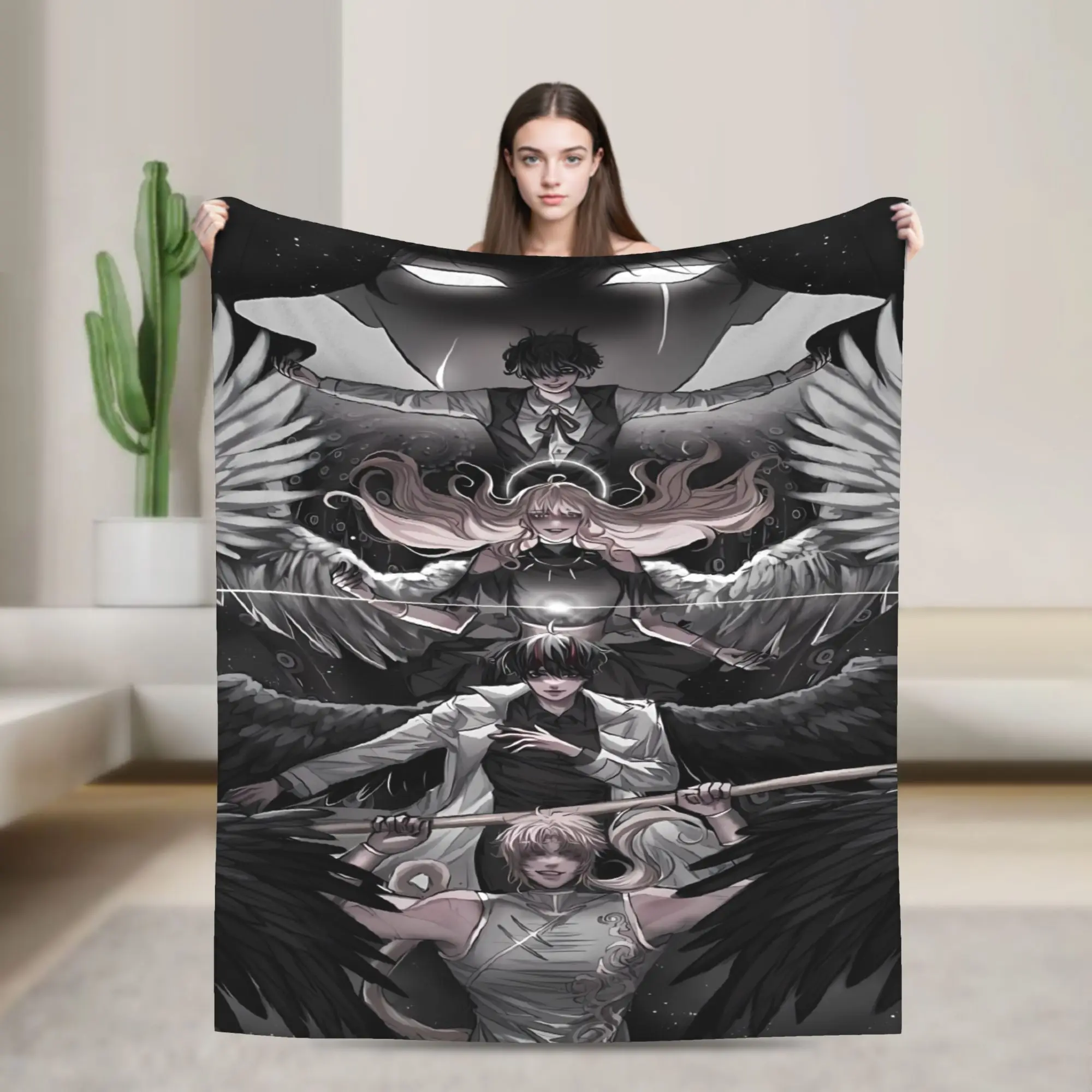Warm Blanket Decorative Novel Omniscient Reader Viewpoint Bedding Throws  Flannel Bedspread For Couch Chair Bed Sofa Bed Cover
